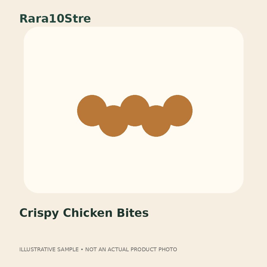 Illustrative Crispy Chicken Bites